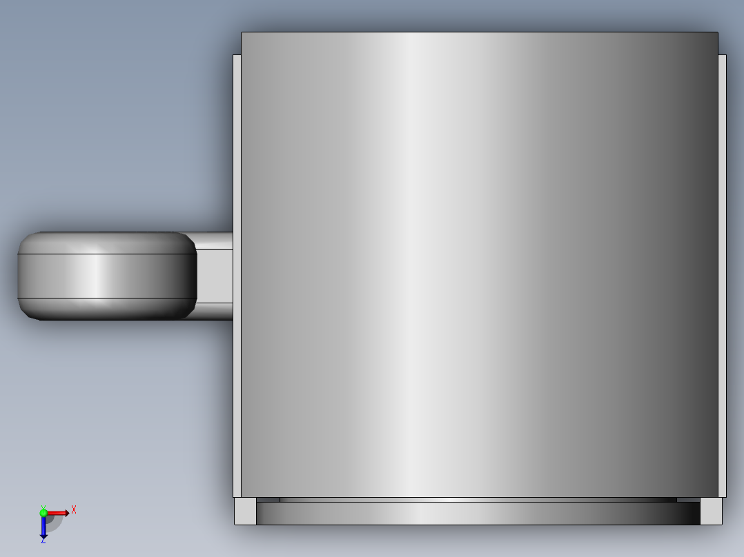 饲料生产加工用烘干装置俯视图