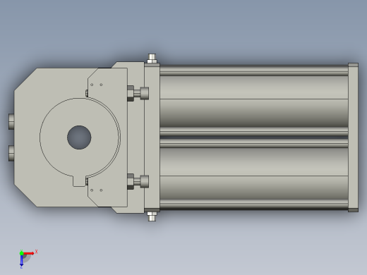 旋转气爪PRC80H-180俯视缩略图