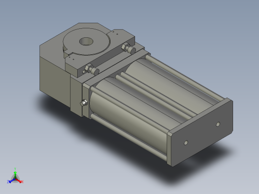 旋转气爪PRC80H-180正等轴测缩略图