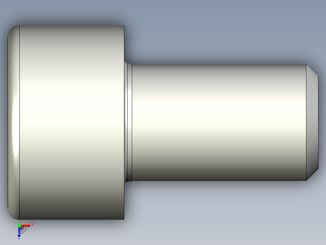 螺钉-DIN_912-M6x10.stp俯视图