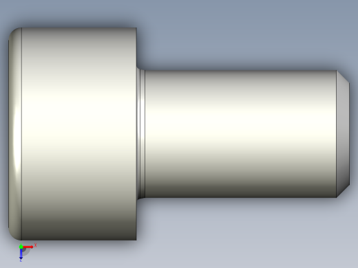 螺钉-DIN_912-M6x10.stp俯视缩略图