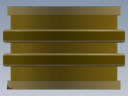 紧固件-No. 6-32 Brass 3DP Inserts前视缩略图