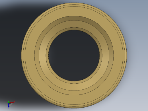 紧固件-No. 6-32 Brass 3DP Inserts俯视缩略图