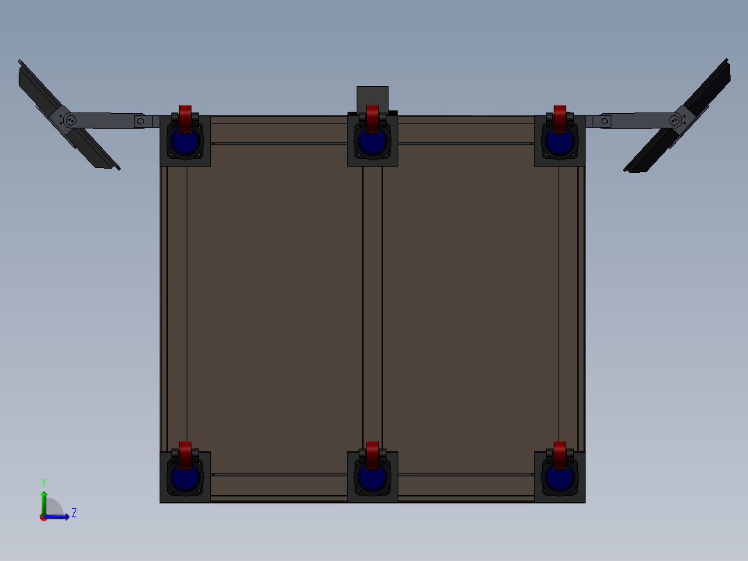 电视机顶盒测试线左视图