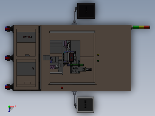 电视机顶盒测试线俯视缩略图