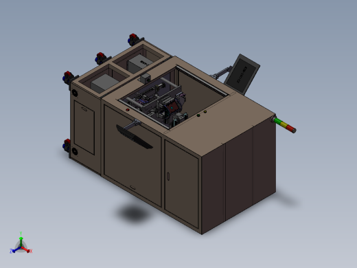 电视机顶盒测试线正等轴测缩略图