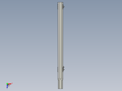 直线模组LHA6-S800-M-200W(16丝杆)设计图纸俯视缩略图