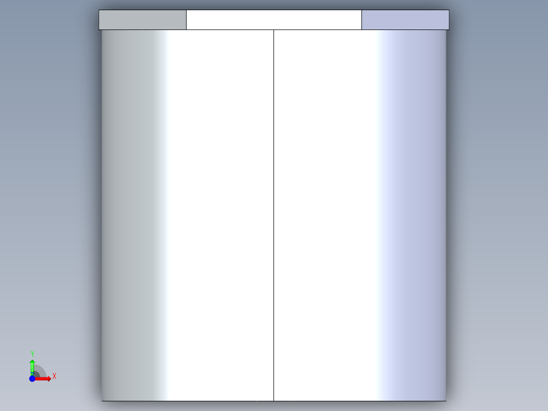 聚氯乙烯配件11A-Sch80_ReducerCoupling_SxS_829-292FB_2.5in x 2in前视图