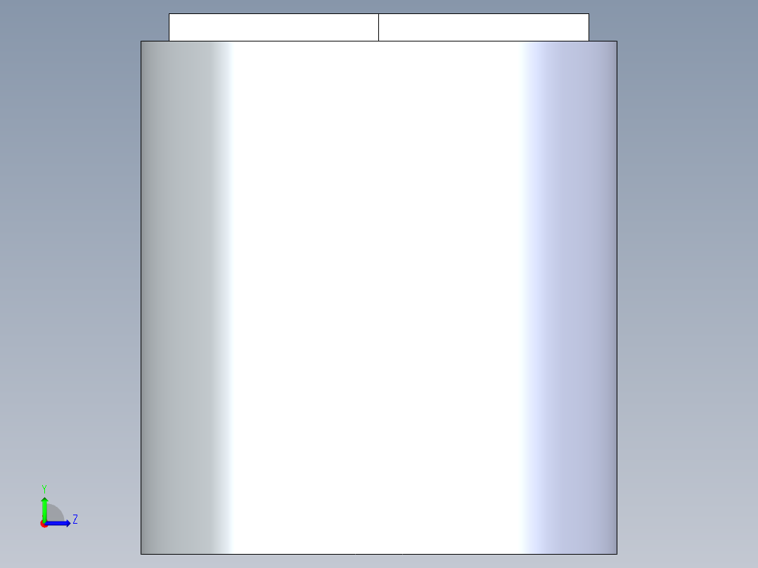 聚氯乙烯配件11A-Sch80_ReducerCoupling_SxS_829-292FB_2.5in x 2in左视图