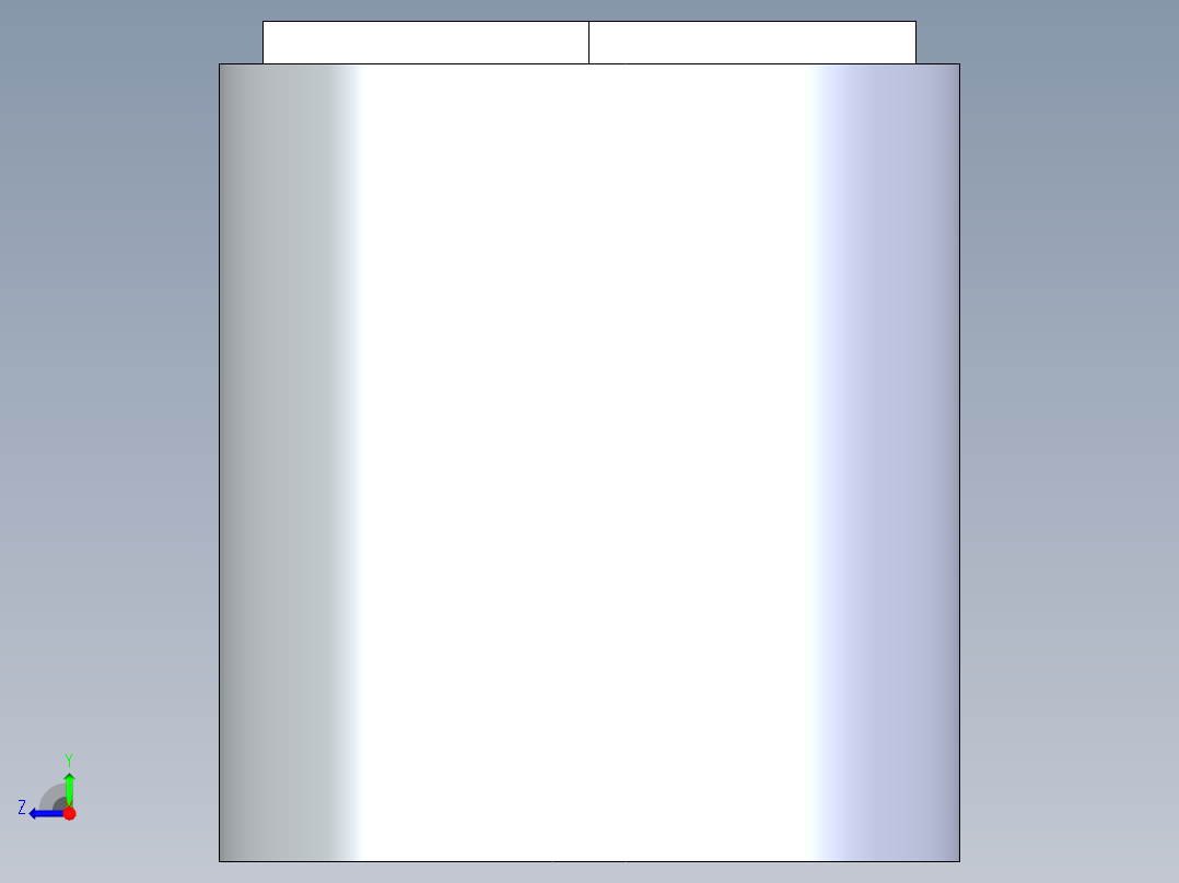 聚氯乙烯配件11A-Sch80_ReducerCoupling_SxS_829-292FB_2.5in x 2in右视图
