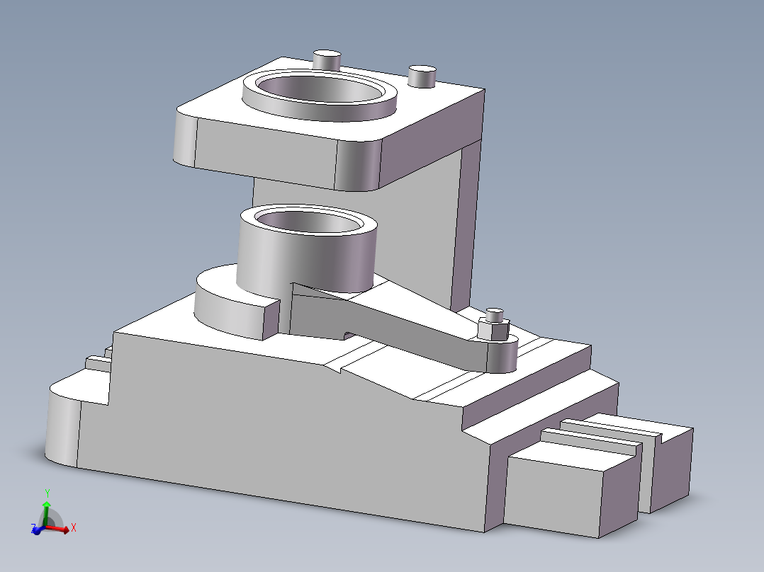 拨杆零件钻Φ5孔夹具设计