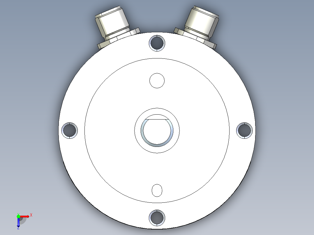 NOVOTECHNIK角度位移传感器RSX-7900俯视图