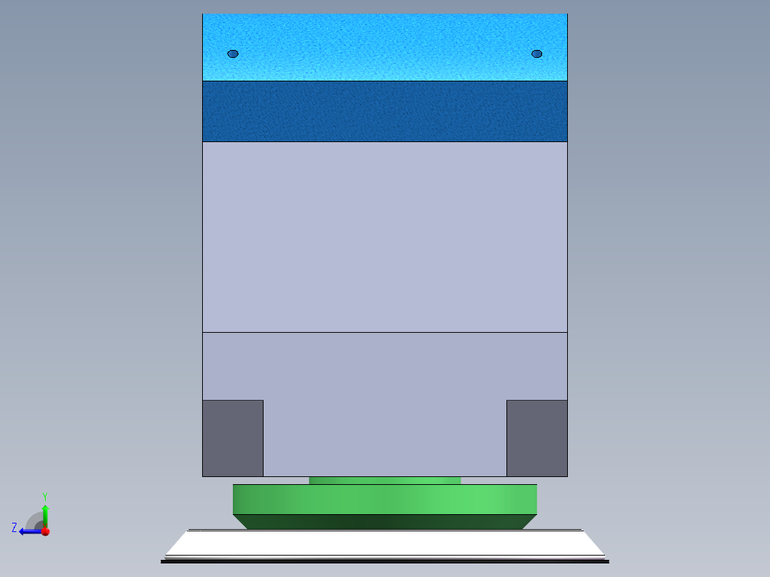超高能静电吸盘设计（SW三维+CAD图纸+说明书）右视图