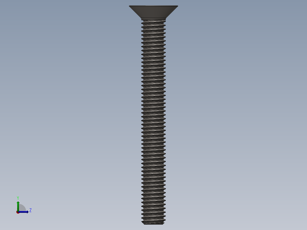 Screw_ISO_10642_M5x45_A2.SLDPRT左视图