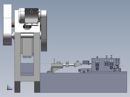 冲压结构左视缩略图