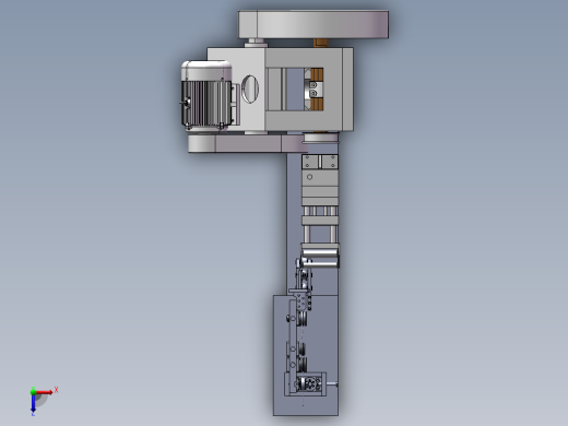 冲压结构俯视缩略图