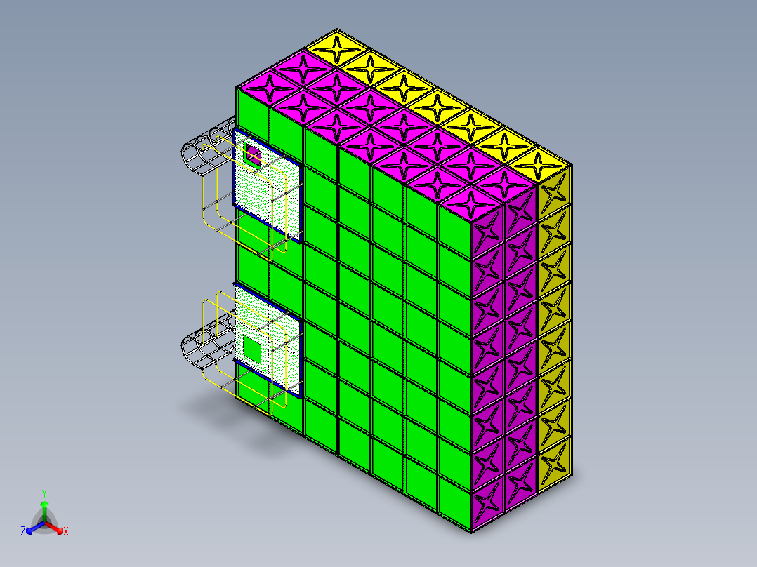 A2003943-模块化水箱 305 立方米主视图