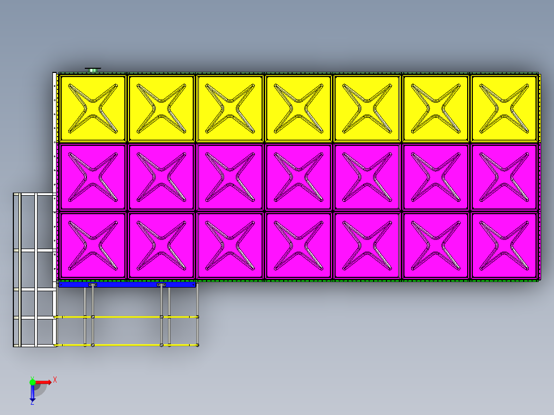 A2003943-模块化水箱 305 立方米正等轴测图