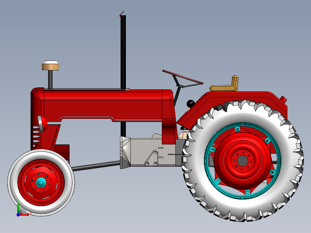 A3003241-拖拉机前视图