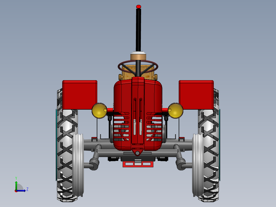 A3003241-拖拉机左视图