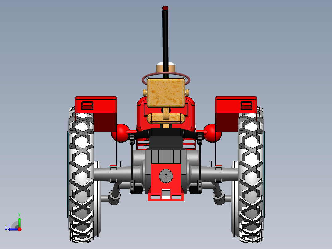 A3003241-拖拉机右视图