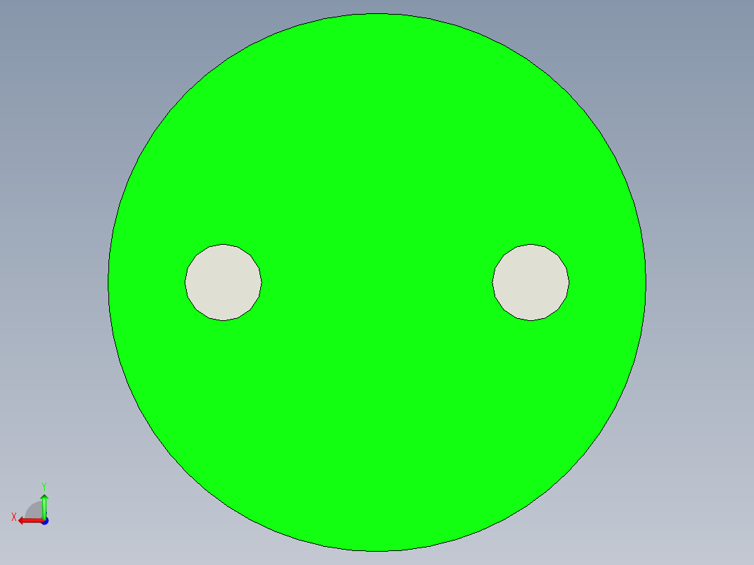 发光二极管（绿）后视图