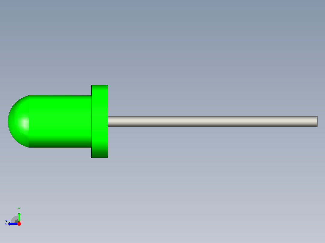 发光二极管（绿）右视图