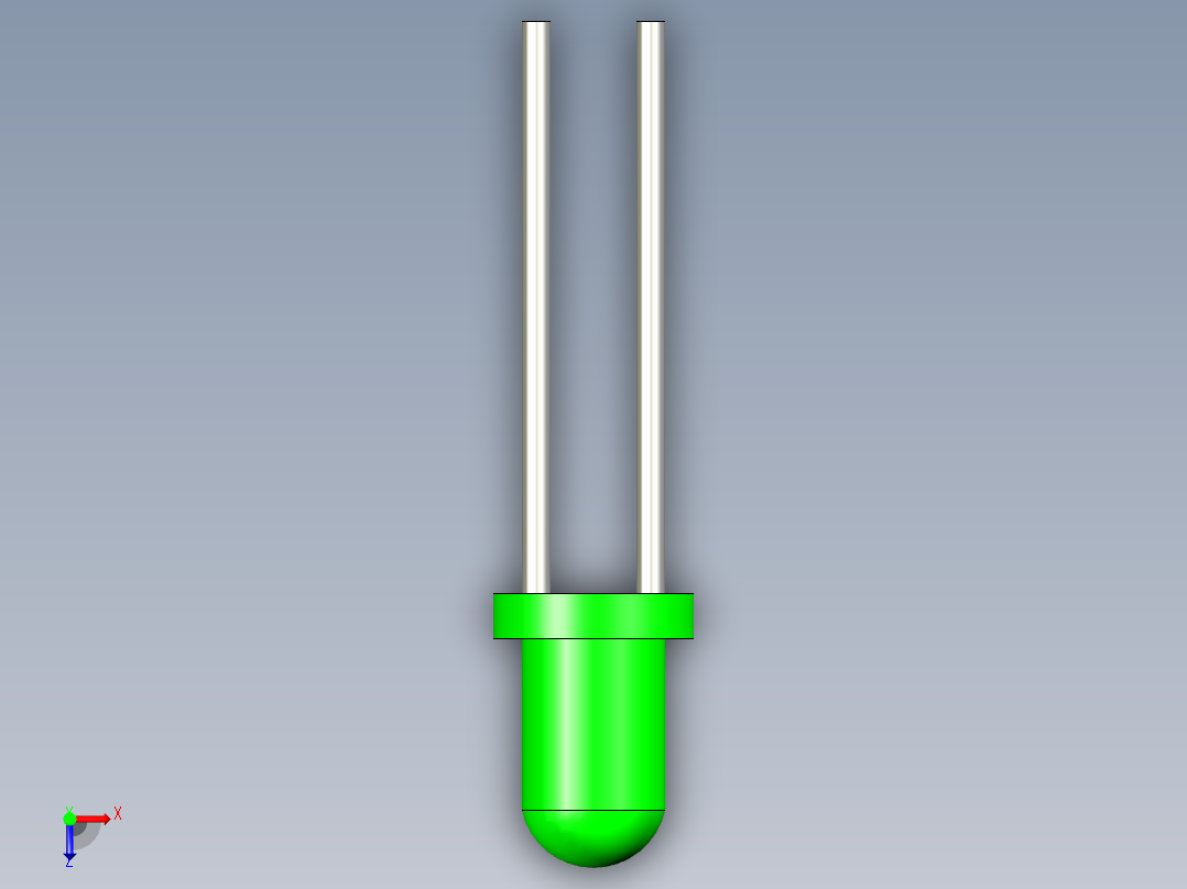 发光二极管（绿）俯视图