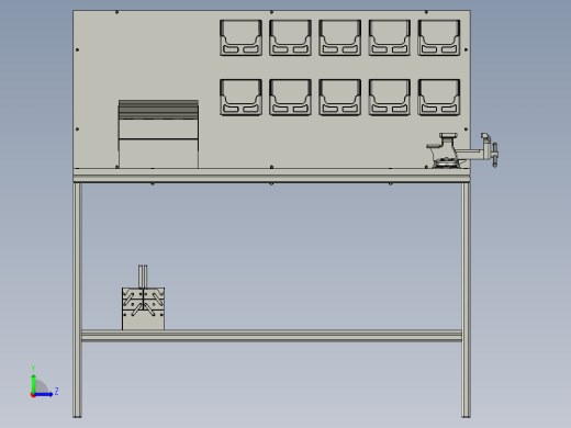 电脑桌(19)左视缩略图