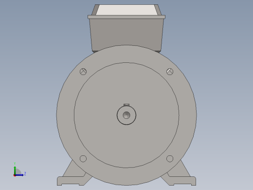 电动机 30kW 4 极 B35左视缩略图