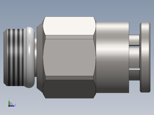 A0003669-快速接头 1_8_ 用于管径 Ø 6 mm. (ARR18RP6)左视缩略图