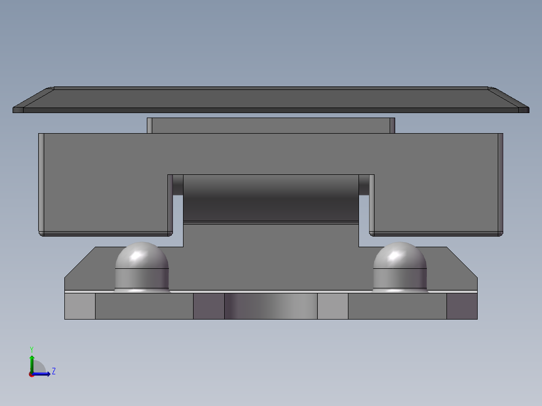 低压三代柜 大门侧装铰链-994932-10左视图