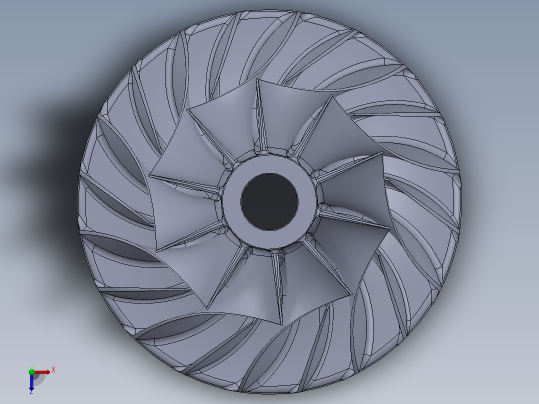叶（涡）轮2016版俯视图
