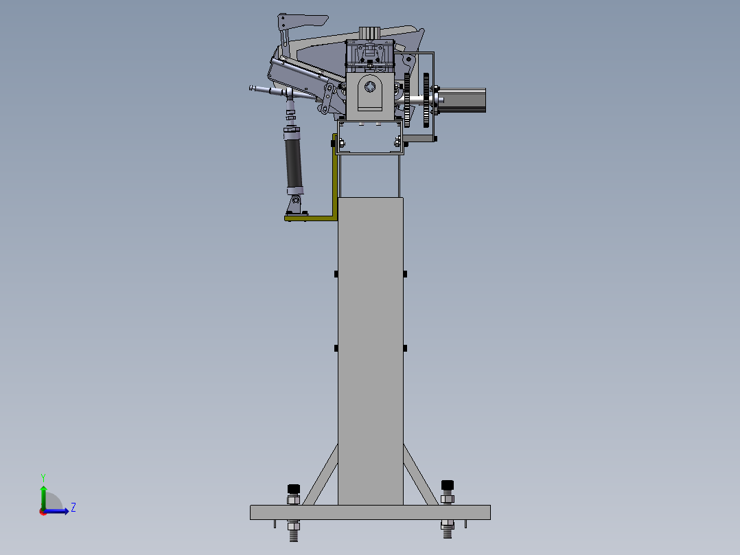 车床自动送料机构==1586335=100左视图