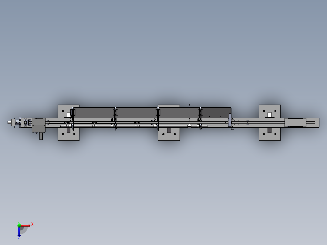 车床自动送料机构==1586335=100俯视图