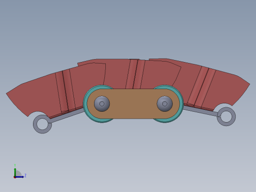 输送机链条左视缩略图