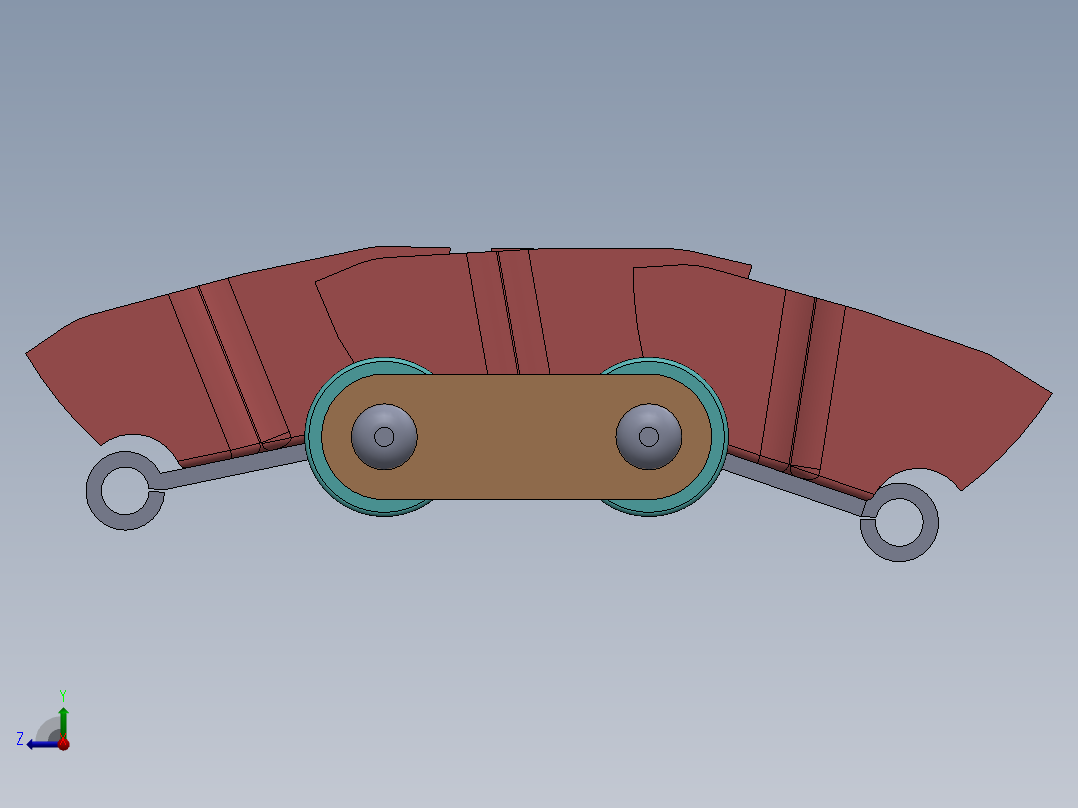 输送机链条右视图