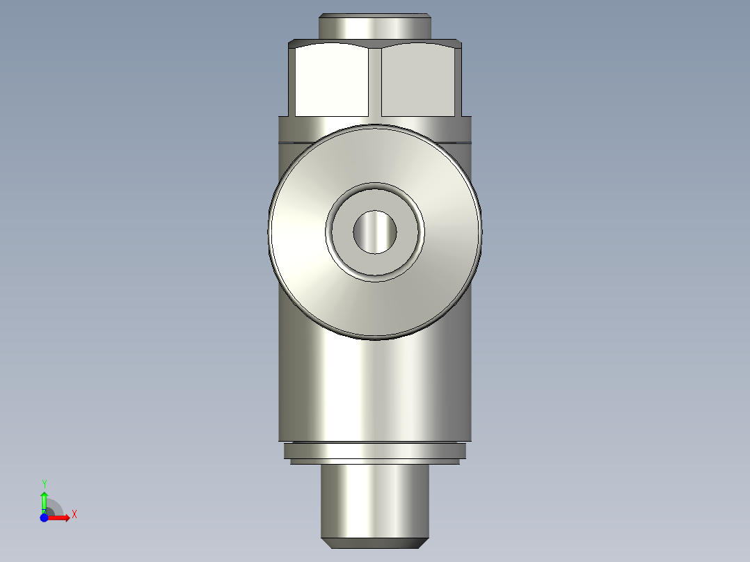调速接头GRLA-M5-QS-4-DFESTO-55-2-2前视图