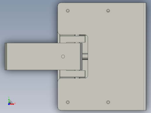 SAPMMZ01-09620小车限位装配前视缩略图