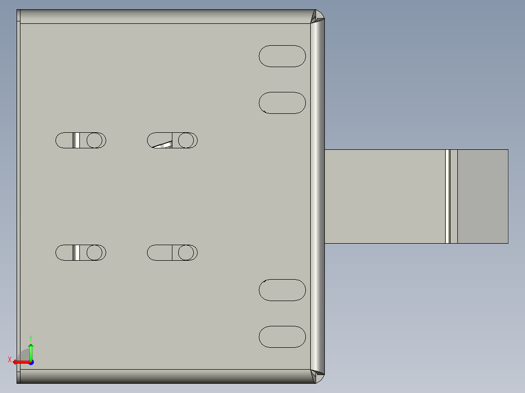 SAPMMZ01-09620小车限位装配后视图