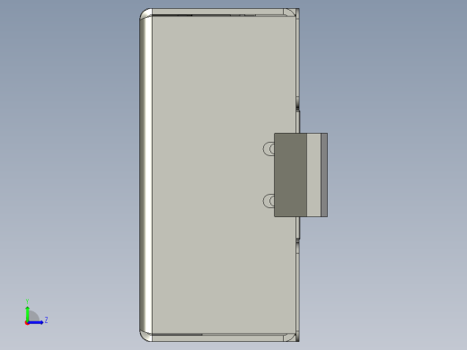 SAPMMZ01-09620小车限位装配左视缩略图