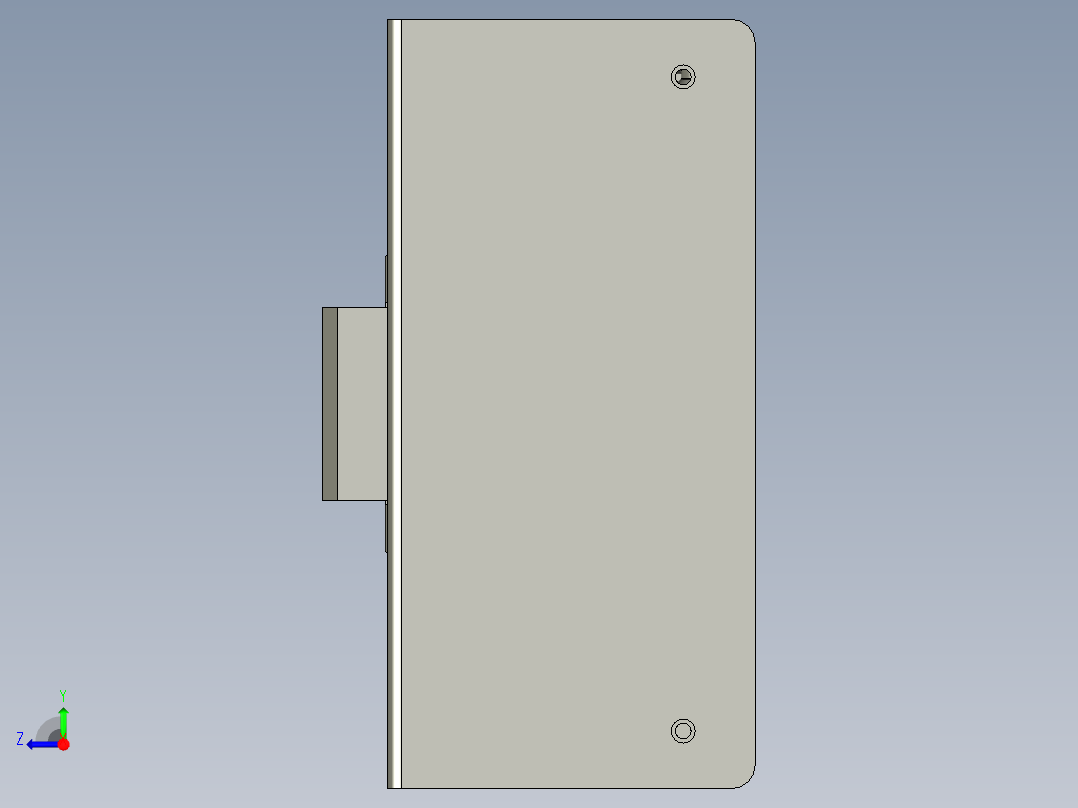 SAPMMZ01-09620小车限位装配右视图