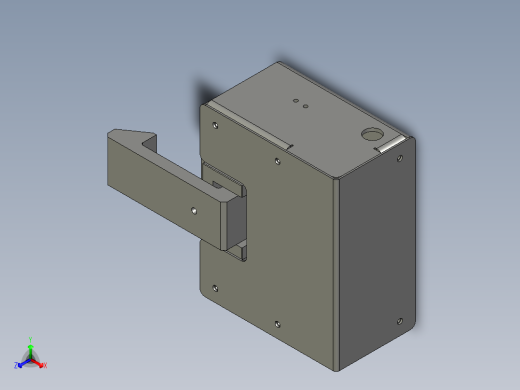 SAPMMZ01-09620小车限位装配正等轴测缩略图