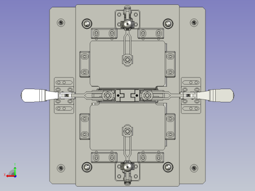 芯包定位夹具上下芯包辅助工位装配体后视缩略图