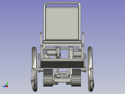 上下楼梯担架履带式折叠爬楼机右视缩略图
