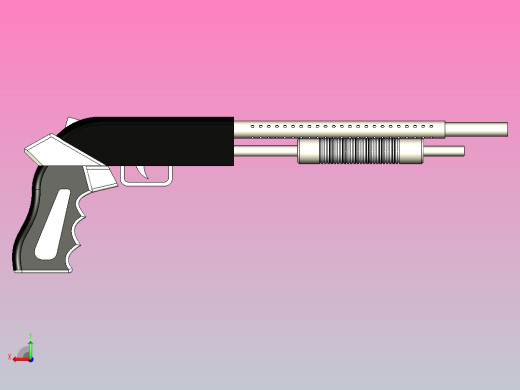 枪-莫斯伯格M500后视缩略图