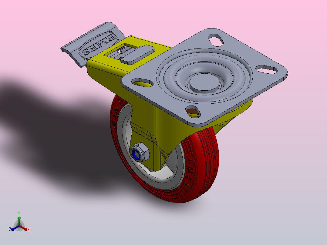 传送带金属探测器主视图
