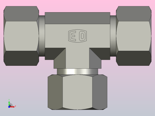 EO接头三通T16ZSCF.stp前视缩略图