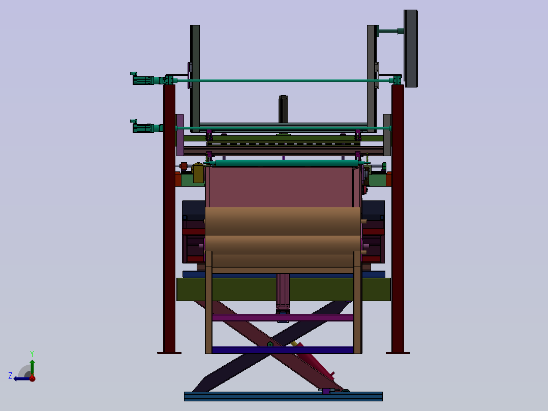 板材堆垛设备 sw24右视图