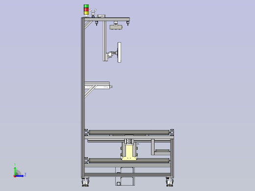 包装滚筒线体左视缩略图